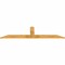 Ekena Millwork Portland Rough Sawn Timber Gable Bracket, Western Red Cedar, 96"W x 24"H x 2"D x 6"F, 6/12 Pitch GBW096X24X0206POR00RWR - alternate 3